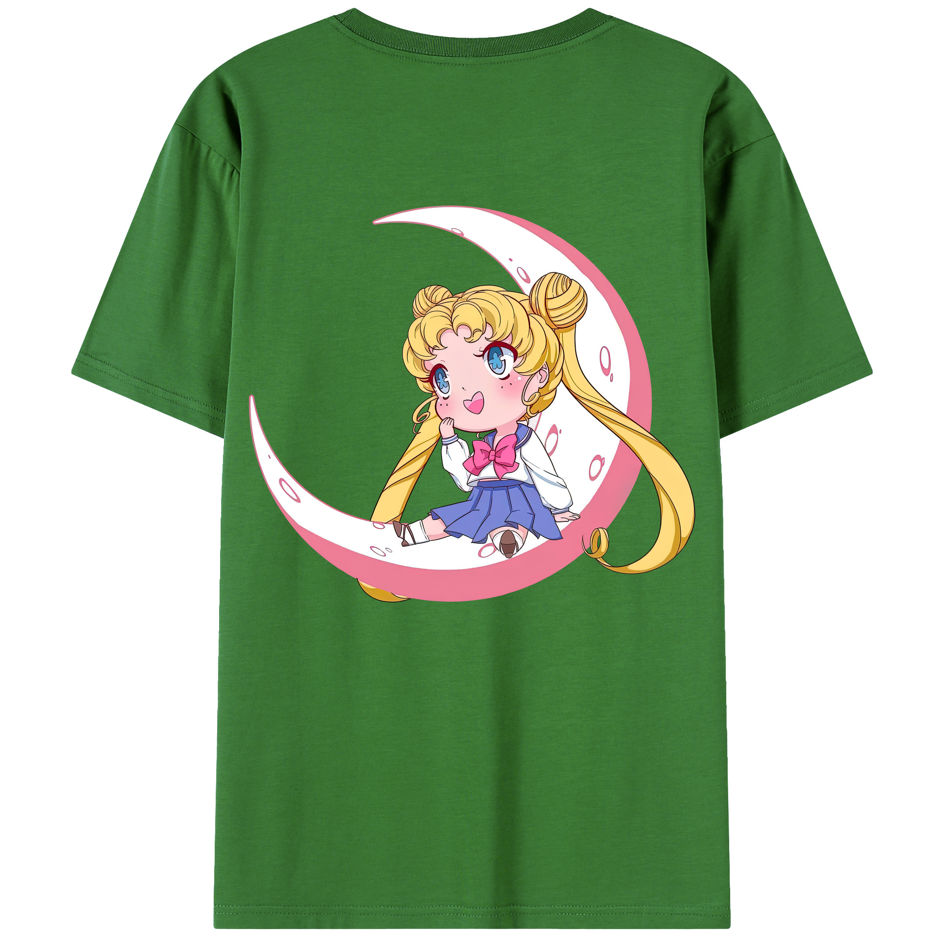 （画像用） 美少女戦士セーラームーン 愛野 美奈子 あいの みなこ Sailor Moon Aino Minako レディース半袖Tシャツ(バックプリント)